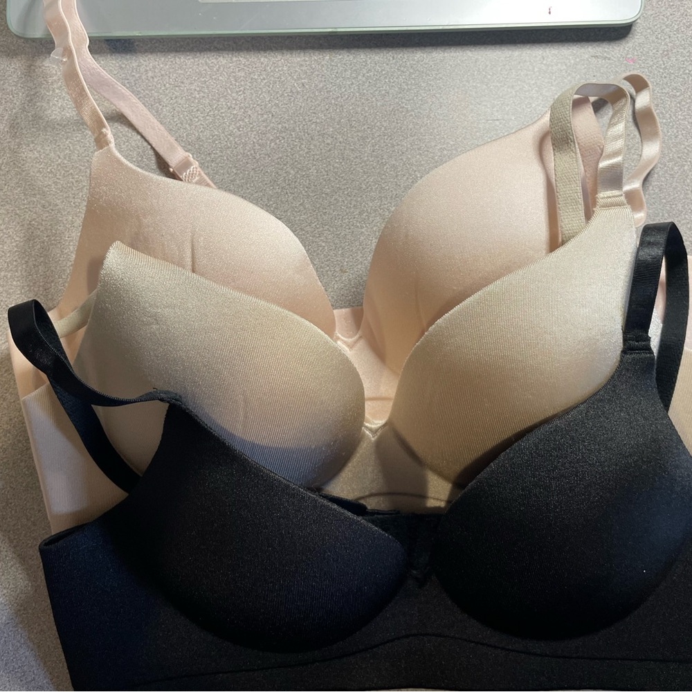 Elegant Women's Intimates bras  - Black and Cream